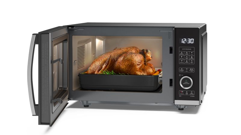 Sharp-YC-QG204AE-B-forno-a-microonde-Superficie-piana-Microonde-con-grill-20-L-800-W-Nero