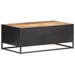 vidaXL-Tavolino-da-Salotto-90x50x35-cm-Legno-di-Mango-Grezzo-e-Canna