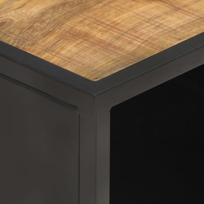 vidaXL-Tavolino-da-Salotto-90x50x35-cm-Legno-di-Mango-Grezzo-e-Canna
