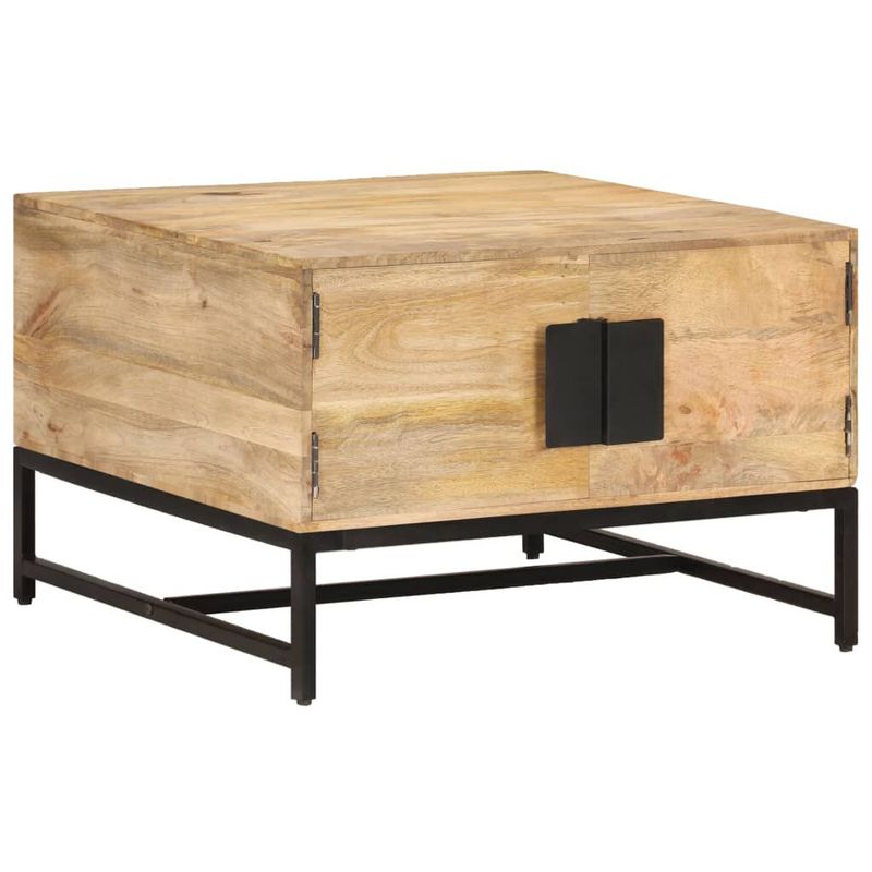 vidaXL-Tavolino-da-Caffe-67x67x45-cm-in-Legno-Massello-di-Mango