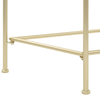vidaXL-Tavolino-Vintage-in-Metallo-87x34x73-cm-Oro