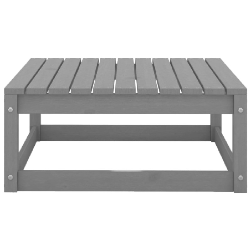 vidaXL-Set-Divani-da-Giardino-3-pz-Grigio-in-Legno-Massello-di-Pino