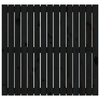 vidaXL-Testiera-da-Parete-Nera-955x3x90-cm-in-Legno-Massello-di-Pino