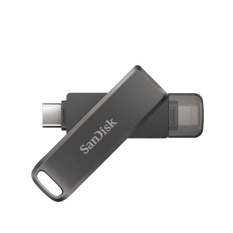 SanDisk-iXpand-unita--flash-USB-128-GB-USB-Type-C---Lightning-3.2-Gen-1--3.1-Gen-1--Nero