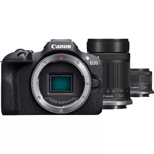 Canon-EOS-R100---RF-S-18-45mm-F4.5-6.3-IS-STM---RF-S-55-200mm-F5-7.1-IS-STM-Kit-MILC-241-MP-CMOS-6000-x-4000-Pixel-Nero