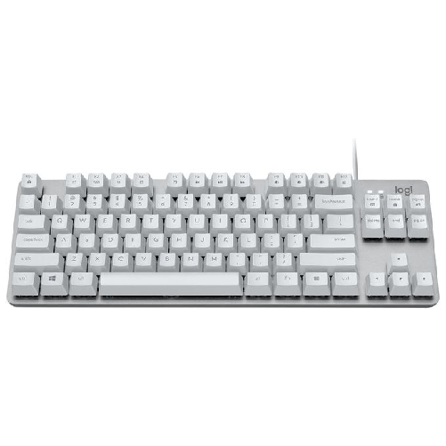 Logitech-K835-TKL-Mechanical-Keyboard-tastiera-USB-Nordic-Bianco-Argento