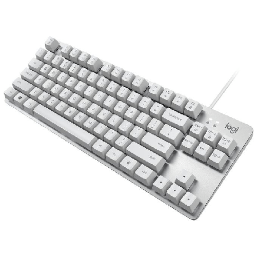 Logitech-K835-TKL-Mechanical-Keyboard-tastiera-USB-Nordic-Bianco-Argento