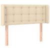 vidaXL-Testiera-ad-Orecchio-Crema-83x16x118-128-cm-in-Tessuto