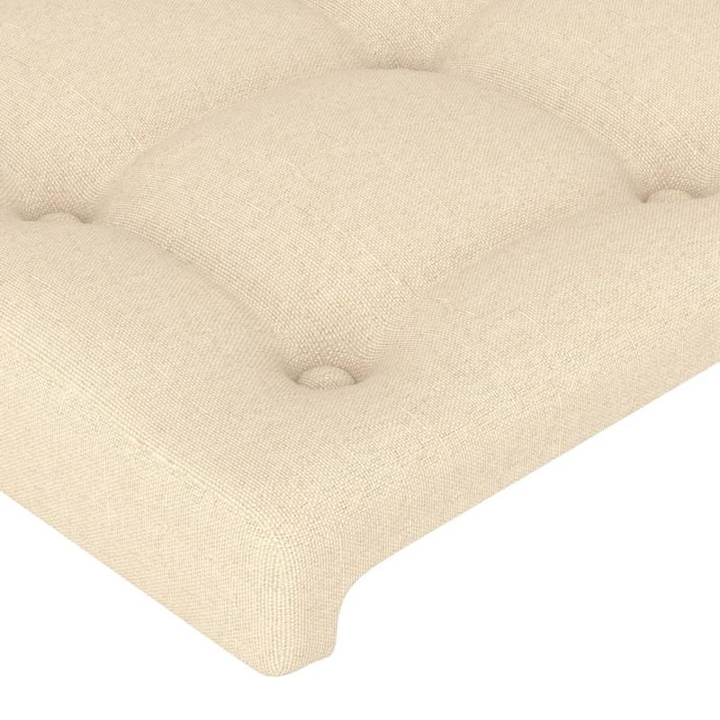 vidaXL-Testiera-ad-Orecchio-Crema-83x16x118-128-cm-in-Tessuto