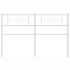 vidaXL-Testiera-in-Metallo-Bianco-120-cm