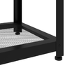 vidaXL-Tavolino-Salotto-Marrone-Chiaro-e-Nero-90x45x45-cm-MDF-e-Ferro
