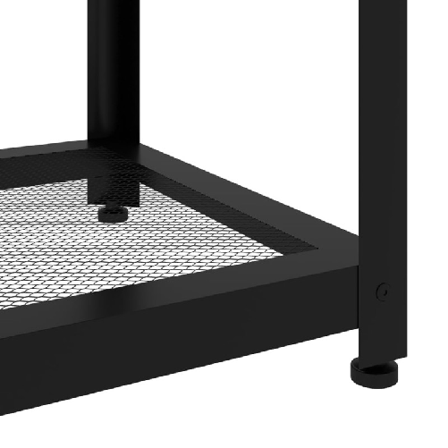 vidaXL-Tavolino-Salotto-Marrone-Chiaro-e-Nero-90x45x45-cm-MDF-e-Ferro