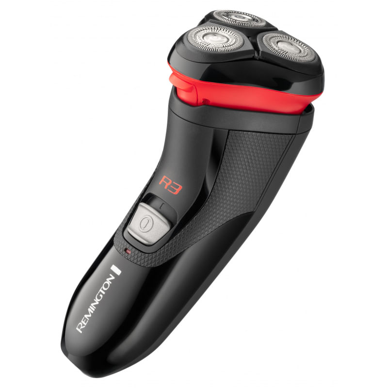 Remington-R3000-rasoio-elettrico-Rotazione-Trimmer-Nero-Rosso