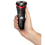 Remington-R3000-rasoio-elettrico-Rotazione-Trimmer-Nero-Rosso