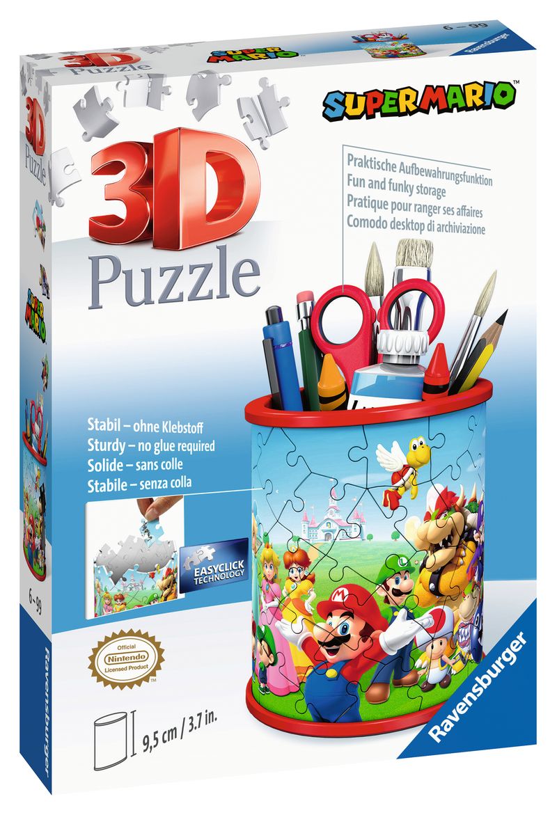 Ravensburger-Super-Mario-Pencil-Holder-Puzzle-3D-54-pz