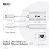 CLUB3D-CAC-1519-adattatore-per-inversione-del-genere-dei-cavi-USB-C-RJ-45-Bianco