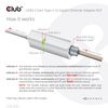 CLUB3D-CAC-1519-adattatore-per-inversione-del-genere-dei-cavi-USB-C-RJ-45-Bianco