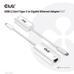 CLUB3D-CAC-1519-adattatore-per-inversione-del-genere-dei-cavi-USB-C-RJ-45-Bianco