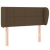 Testiera-ad-Orecchio-Marrone-Scuro-83x23x78-88-cm-in-Tessuto