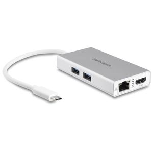 StarTech.com Adattatore USB-C Multiporta - Docking Station da viaggio USB-C con HDMI 4K - 60W Alimentazione Pass