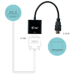 i-tec-HDMI2VGAADA-cavo-e-adattatore-video-015-m-HDMI-VGA-Nero