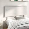 Testiera-per-Letto-Bianca-154x6x825-cm-Legno-Massello-di-Pino