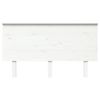 Testiera-per-Letto-Bianca-154x6x825-cm-Legno-Massello-di-Pino