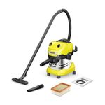 Karcher Kärcher WD 4 S V-20/5/22 20 L Aspiratore a cilindro Secco e bagnato 1000 W Senza sacchetto