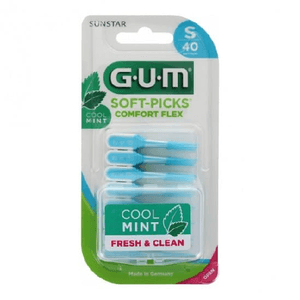 GUM Soft-Picks Comfort Flex Cool Mint 40 Unità - Piccolo