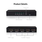 CLUB3D-HDMI-4K-60Hz-UHD-Splitter-AC-Power-4-ports