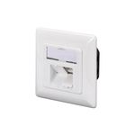 Digitus presa doppia a incasso rj 45 categoria 5e schermata stp cm 8 x 8 (dn-9001-b5-n)
