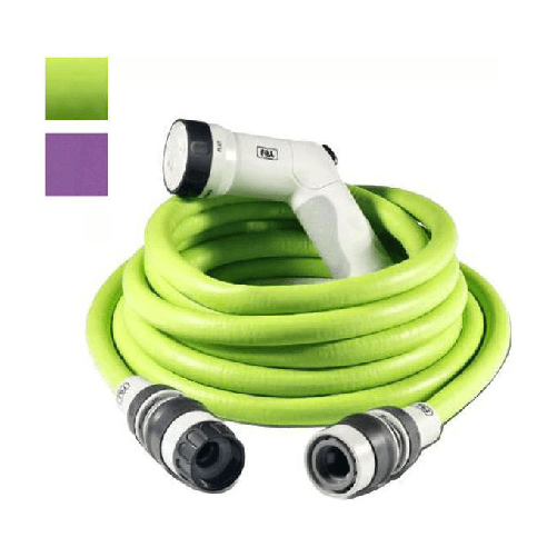 Fitt Tubo Acqua da Giardino per Irrigazione Estensibile Ikon 1-4 12.5 25mt Lime Fitt