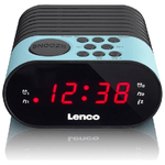 Lenco CR-07 Orologio Nero, Blu