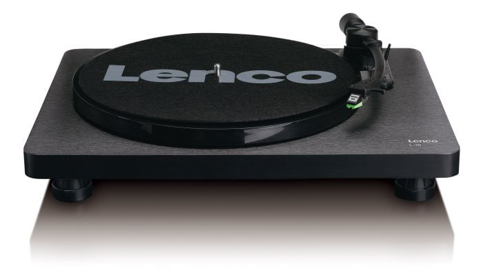 Lenco-L-30-BLACK-piatto-audio-Giradischi-con-trasmissione-a-cinghia-Nero