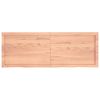 Ripiano-Muro-Marrone-Chiaro-140x50x6cm-Massello-Rovere-Trattato