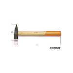 BETA Martello tipo Tedesco per Meccanici 112x310 mm Manico Legno Verniciato uni 7778 din 1041 1370 gr 400