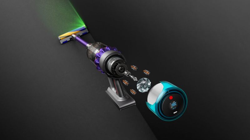 Dyson-Gen5-Detect-aspirapolvere-senza-filo-Viola-Senza-sacchetto