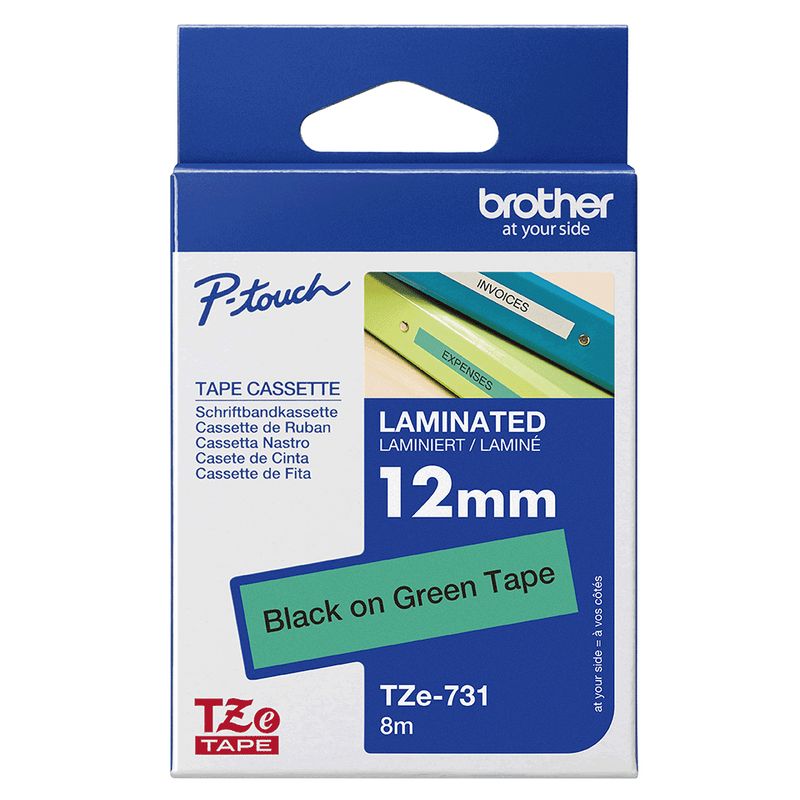 Brother-Cass-Da-12mm-Nera-Su-Fondo-Verde
