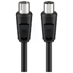 EsseShop Ednet cavo antenna maschio-femmina mt 5 colore nero