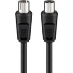 EsseShop Ednet cavo antenna maschio-femmina mt 10 colore nero