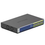 NETGEAR-GS516PP-Non-gestito-Gigabit-Ethernet--10-100-1000--Supporto-Power-over-Ethernet--PoE--Blu-Grigio