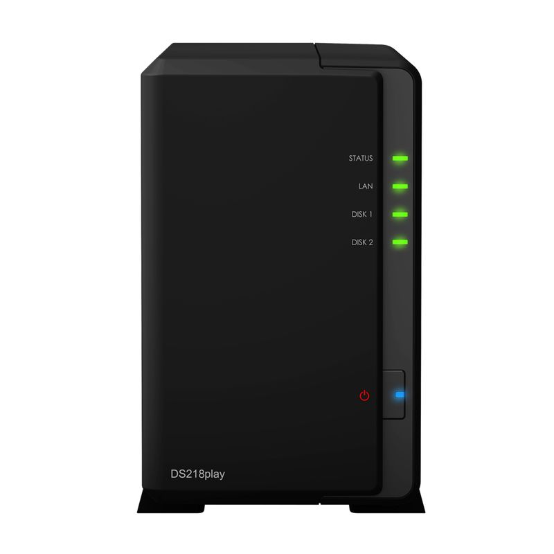 SYNOLOGY-NAS-TOWER-2BAY-2.5-3.5-SSD-HDD-SATA-REALTEK-RTD1296-4CORE-1.4GHz-1GB-DDR4-1xGIGABIT-2xUSB-3.0