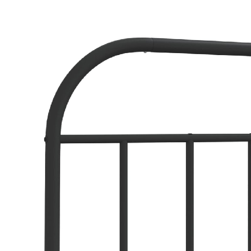 vidaXL-Testiera-in-Metallo-Nero-180-cm
