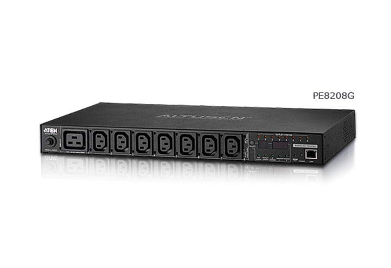 ATEN PDU eco con tecnologia di misurazione e commutazione prese 1U 20A/16A 8-prese