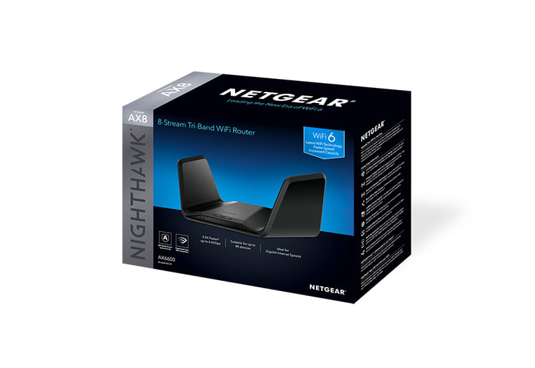 NETGEAR-Nighthawk-Tri-Band-AX8-8-Stream-AX6600-WiFi-6-Router--RAX70--router-wireless-Gigabit-Ethernet-Banda-tripla--2.4-