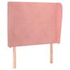 Testiera-ad-Orecchio-Rosa-183x23x78-88-cm-in-Velluto