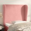 Testiera-ad-Orecchio-Rosa-183x23x78-88-cm-in-Velluto