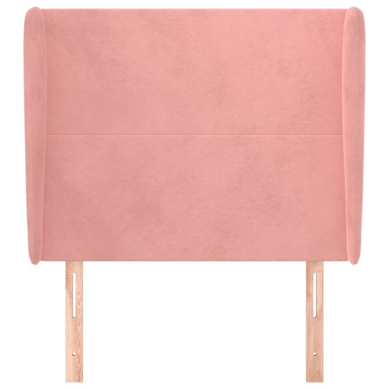 Testiera-ad-Orecchio-Rosa-183x23x78-88-cm-in-Velluto