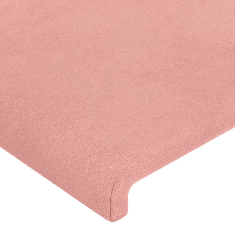 Testiera-ad-Orecchio-Rosa-183x23x78-88-cm-in-Velluto