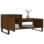 Tavolino-da-Salotto-Rovere-Marrone100x50x45cm-Legno-Multistrato